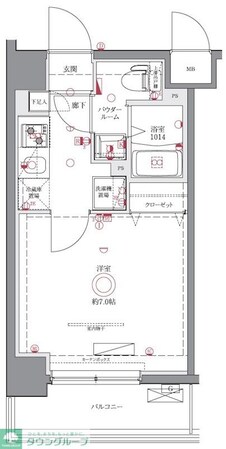 GENOVIA西川口IIの物件間取画像